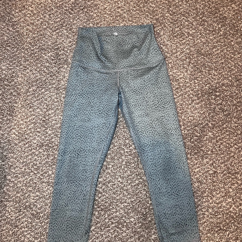 Lululemon Leopard Print High-Waisted Leggings